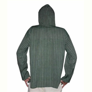 BLUSE DA UOMO IN COTONE LEGGERO RIGHINA CON CAPPUCCIO