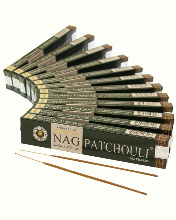 INCENSI GOLDEN NAGPATCHOULI (conf. 12 box x 15 gr)