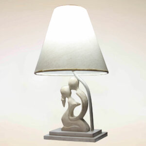 LAMPADA CON AMORINO E CAPPELLO