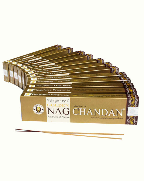INCENSI GOLDEN NAGHCHANDAN (conf. 12 pacch. X 40 gr. )