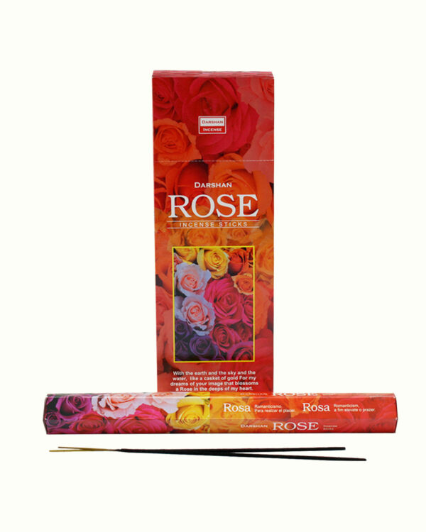INCENSI ROSA  (marche assortite) ( 6 p. esag. X 20 sticks )