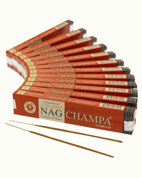 INCENSI GOLDEN NAGCHAMPA (1 box x 15 gr.)