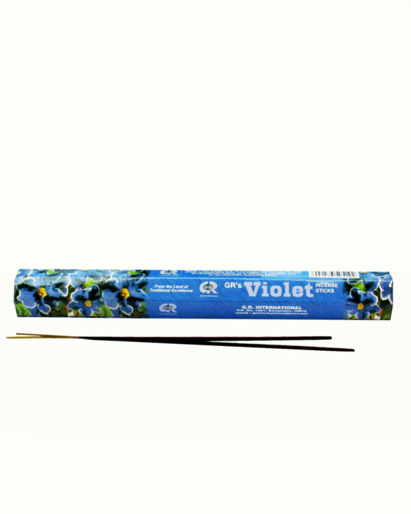 INCENSI  VIOLETTA marche assortite ( 1 pacchetto esagonale x 20 sticks )