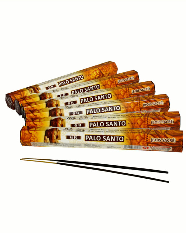 INCENSI PALO SANTO marche assortite ( 1 pacchetto esagonale x 20 sticks )