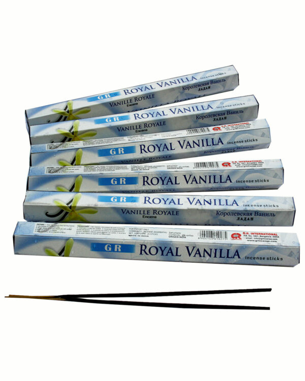 INCENSI VANIGLIA marche assortite ( 1 pacchetto esagonale x 20 sticks )