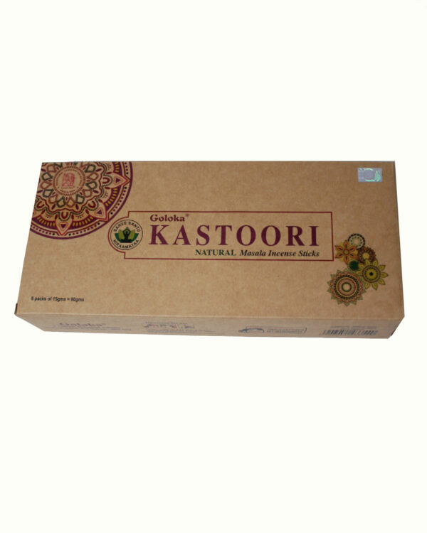 INCENSI GOLOKA KASTOORI BIOLOGICI (conf. 6 box x 15 gr)
