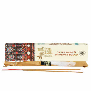 INCENSI GREEN TREE NATIVE SOUL SALVIA BIANCA & SANGUE DI DRAGO ( conf. 12 box x 15 gr. )