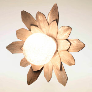 APPLIQUE IN COCCO FIORE RICCO
