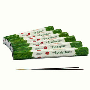 INCENSI EUCALIPTO (marche assortite) ( 6 p. esag. X 20 sticks )