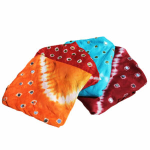 GONNA LUNGA AMPIA TIE DYE CON MULTISPECCHIETTI