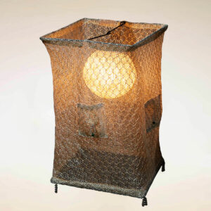 LAMPADARIO INDIANO IN RASO DORATO