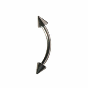 PIERCING BANANA CM 1,2 IN ACCIAIO CHIRURGICO CON PUNTE