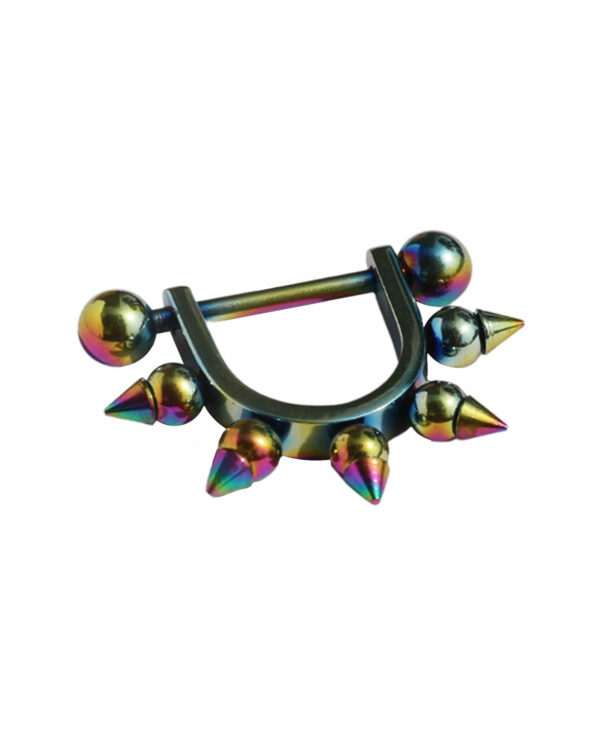 PIERCING DA CAPEZZOLO IN ACCIAIO CHIRURGICO CON PUNTE MM 1,6