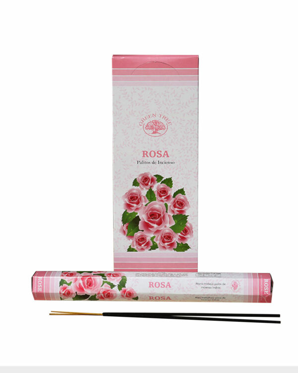 INCENSI GREEN TREE ROSA (conf 6 pacch esag x 20 sticks)