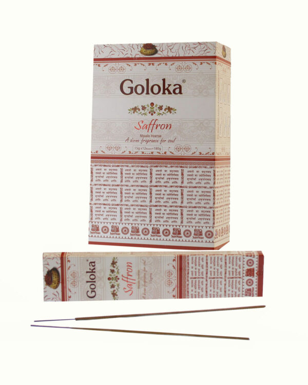 INCENSI GOLOKA SAFFRON ( 12 box x 15 gr. )