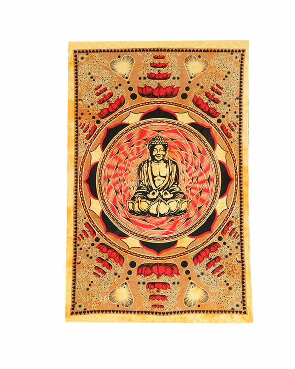 COPRILETTO SINGOLO BUDDHA SUL LOTO