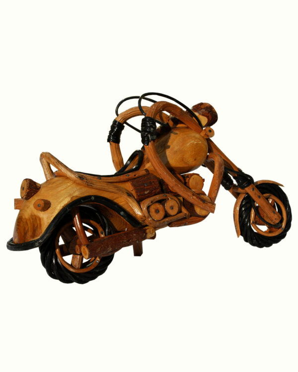 MOTOCICLETTA IN LEGNO THAI