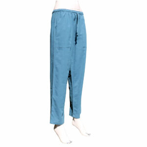 PANTALONI IN COTONE TINTA UNITA UNISEX