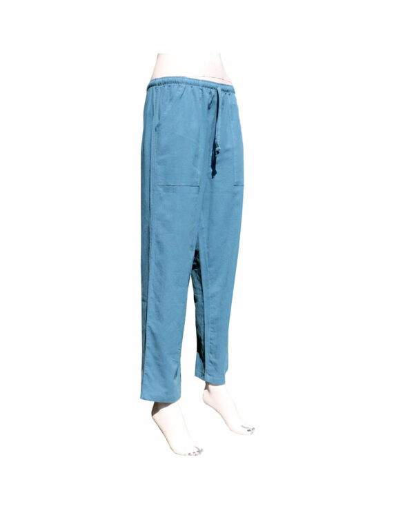 PANTALONI IN COTONE TINTA UNITA UNISEX