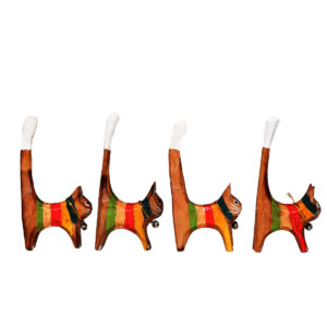 GATTINI MINI  RASTA CON CAMPANELLINO ( set 4 pz. )