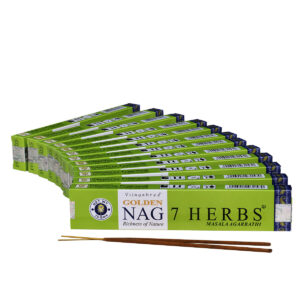 INCENSI GOLDEN NAG 7 HERBS (conf. 12 pacch x 15 gr.)