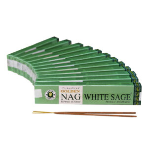 INCENSI GOLDEN NAG WHITE SAGE (conf. 12 pacch x 15 gr.)