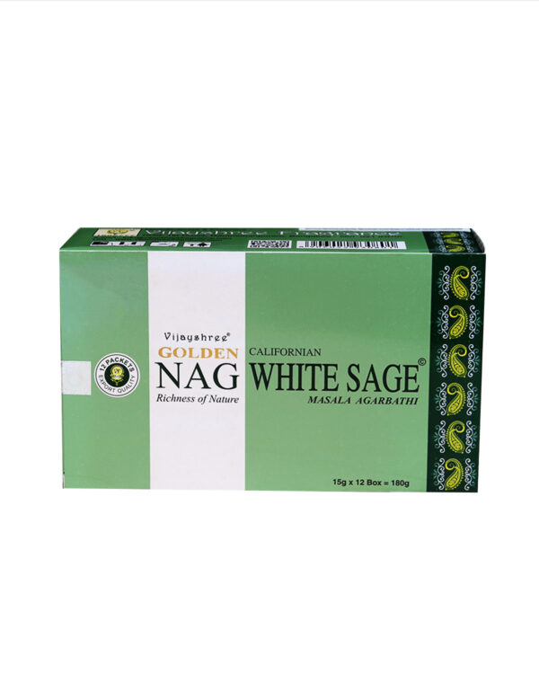 INCENSI GOLDEN NAG WHITE SAGE (conf. 12 pacch x 15 gr.)