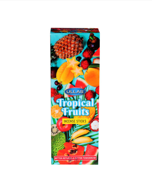 INCENSI  FRUTTI TROPICALI (marche assortite) ( 6 p. esag. X 20 sticks )