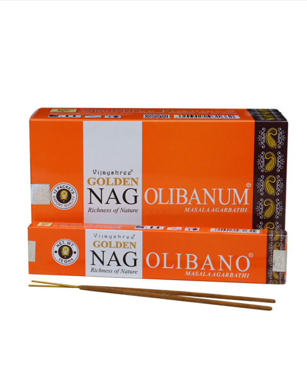 INCENSI GOLDEN NAG OLIBANO (conf. 12 pacch x 15 gr.)