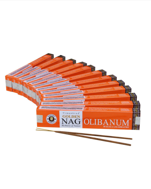 INCENSI GOLDEN NAG OLIBANO (conf. 12 pacch x 15 gr.)