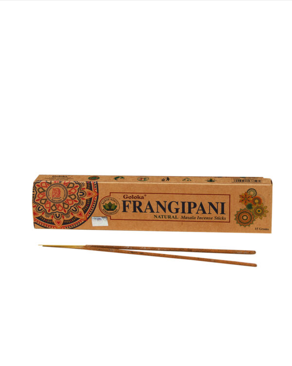 INCENSI GOLOKA FRANGIPANE BIOLOGICI (1 box x 15 gr)