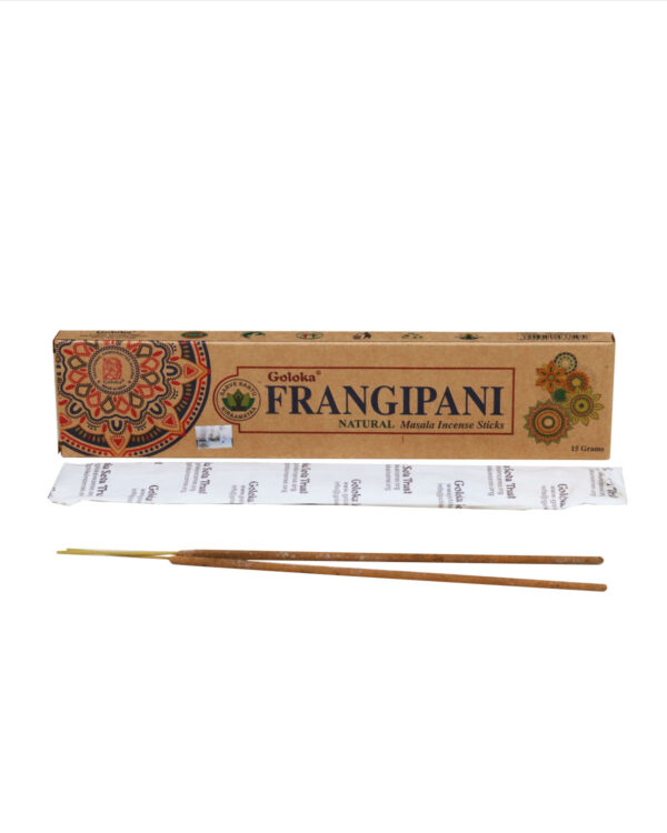 INCENSI GOLOKA FRANGIPANE BIOLOGICI (1 box x 15 gr)