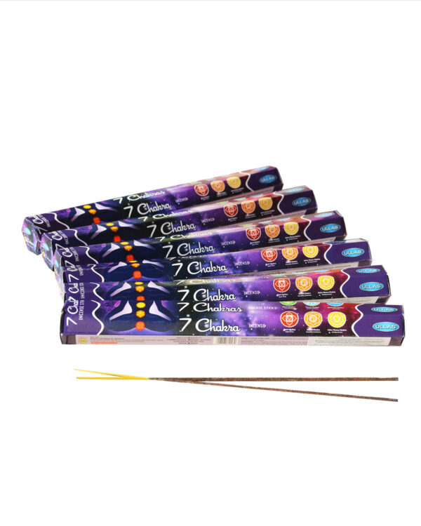 INCENSI  7 CHAKRA (6 p. esagonali x 20 sticks )