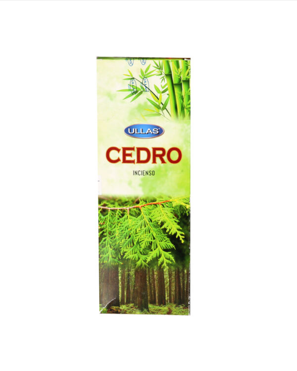 INCENSI  CEDRO (marche assortite) ( 6 p. esag. X 20 sticks )