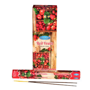 INCENSI  FRUTTI ROSSI (marche assortite) ( 6 p. esag. X 20 sticks )