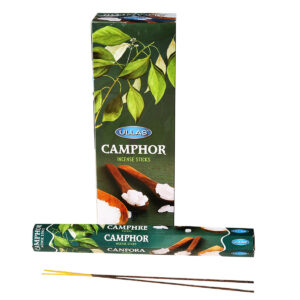 INCENSI  CANFORA (marche assortite) ( 6 p. esag. X 20 sticks )