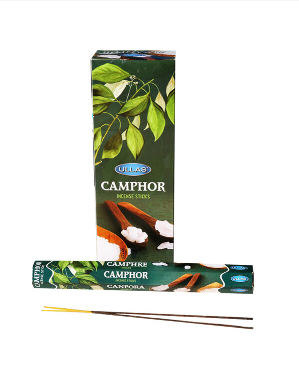 INCENSI  CANFORA (marche assortite) ( 6 p. esag. X 20 sticks )