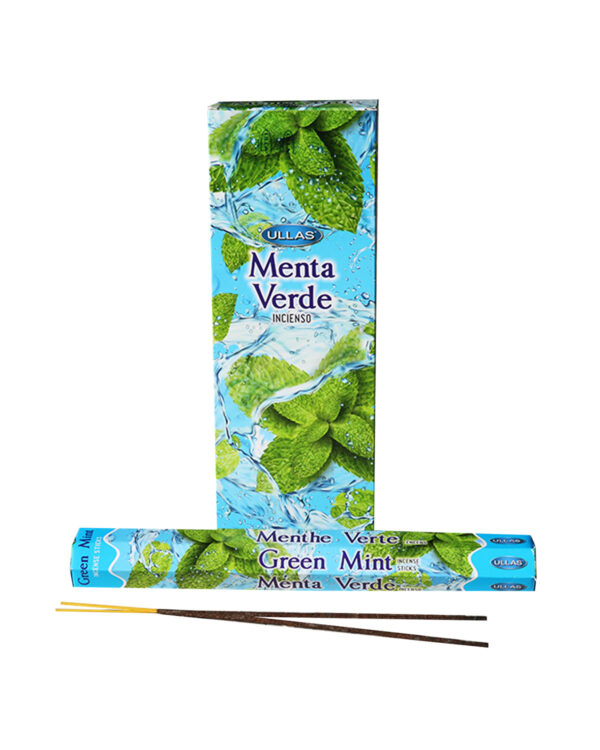 INCENSI  MENTA VERDE ( (6 p. esagonali x 20 sticks )