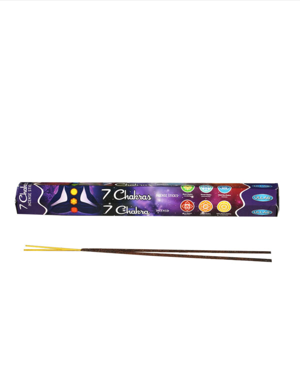 INCENSI  7 CHAKRA marche assortite ( 1 pacchetto esagonale x 20 sticks )