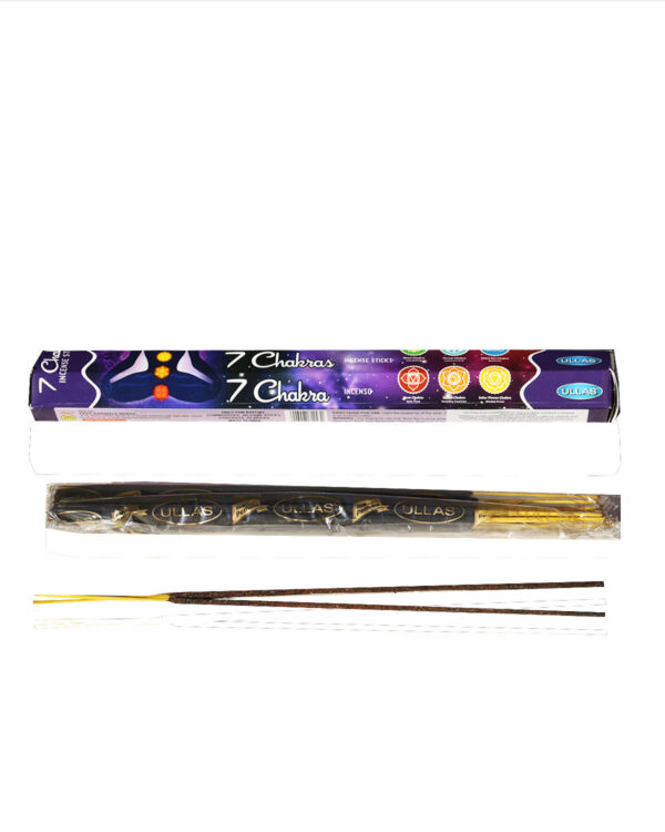 INCENSI  7 CHAKRA marche assortite ( 1 pacchetto esagonale x 20 sticks )