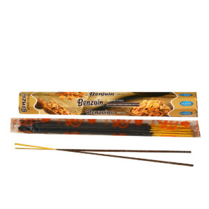 INCENSI  BENZOINO ( marche assortite ) ( 1 pacchetto esagonale x 20 sticks )