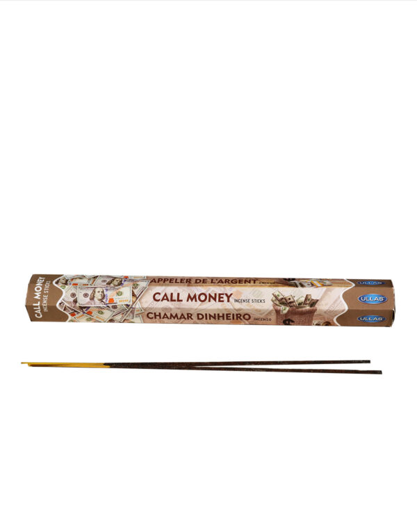 INCENSI  CALL MONEY ( marche assortite ) ( 1 pacchetto esagonale x 20 sticks )