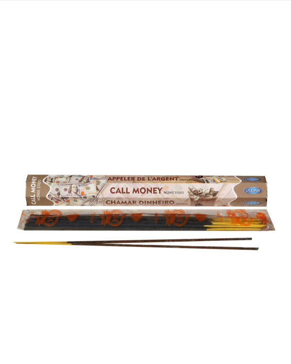 INCENSI  CALL MONEY ( marche assortite ) ( 1 pacchetto esagonale x 20 sticks )