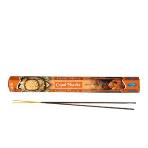 INCENSI  COPALE E MIRRA (marche assortite) ( 1 pacchetto esagonale X 20 sticks )