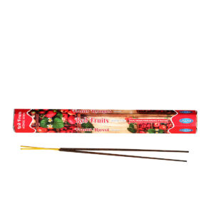 INCENSI  FRUTTI ROSSI (marche assortite) ( 1 pacchetto esagonale X 20 sticks )