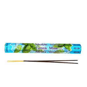 INCENSI  MENTA VERDE ( 1 pacchetto esagonale X 20 sticks )