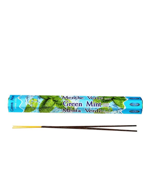 INCENSI  MENTA VERDE ( 1 pacchetto esagonale X 20 sticks )