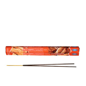 INCENSI  PALO SANTO E CANNELLA ( marche assortite) ( 1 pacchett. Esagonale x 20 sticks )