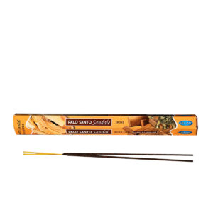 INCENSI  PALO SANTO E SANDALO ( marche assortite) ( 1 pacchetto esagonale x 20 sticks )