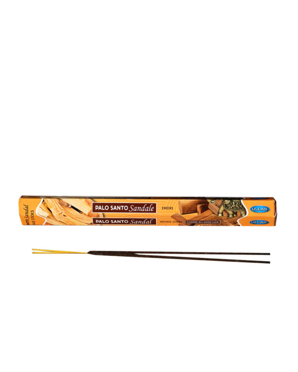 INCENSI  PALO SANTO E SANDALO ( marche assortite) ( 1 pacchetto esagonale x 20 sticks )